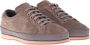 Baldinini Lace-up in taupe perforated suede Brown Heren - Thumbnail 3