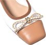 Baldinini Leather and white nappa court shoe - Thumbnail 2