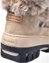 Baldinini Leather ankle boot with fur inserts in black and taupe Beige Dames - Thumbnail 4