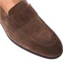 Baldinini Leather perforated suede loafer - Thumbnail 2