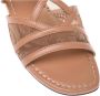 Baldinini Leather petal mesh sandal - Thumbnail 2