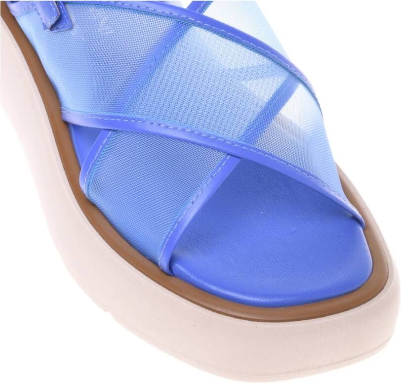 Baldinini Light blue mesh sandal