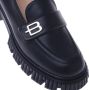 Baldinini Loafer in black calfskin Black Dames - Thumbnail 4