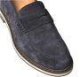 Baldinini Loafer in blue suede leather - Thumbnail 2