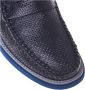 Baldinini Loafer in dark blue perforated calfskin Blue Heren - Thumbnail 4