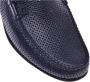 Baldinini Loafer in dark blue perforated calfskin Blue Heren - Thumbnail 4
