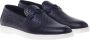 Baldinini Loafer in dark blue with woven print Blue Heren - Thumbnail 3