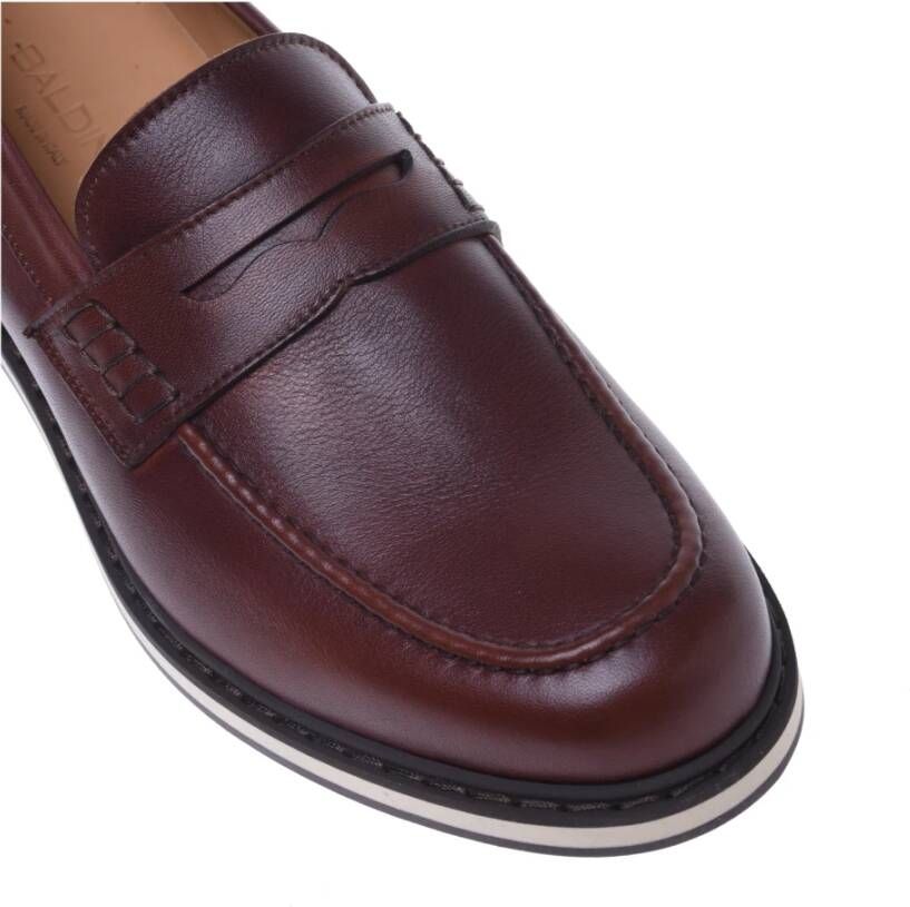 Baldinini Loafer in dark brown leather