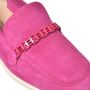 Baldinini Loafer in fuchsia suede Red Dames - Thumbnail 4