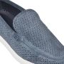Baldinini Loafer in indigo perforated suede Blue Heren - Thumbnail 4