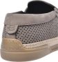 Baldinini Loafer in taupe perforated nubuck Gray Heren - Thumbnail 4