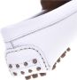 Baldinini Loafer in white tumbled leather White Dames - Thumbnail 4