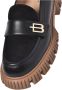 Baldinini Loafers in black suede and leather - Thumbnail 2