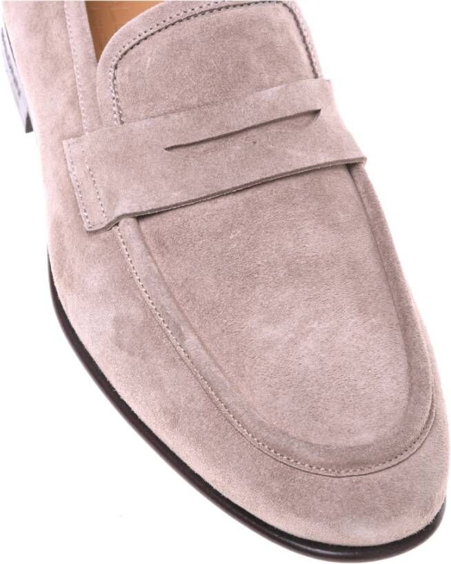 Baldinini Loafers in grey suede leather