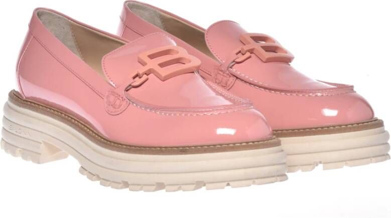 Baldinini Loafers in pink calfskin Pink Dames