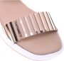 Baldinini Nude leather and mirror sandal - Thumbnail 2