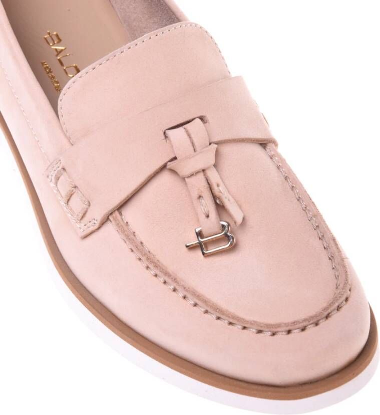 Baldinini Nude nubuck loafer