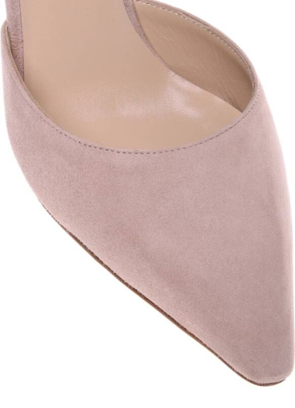 Baldinini Nude suede court shoe