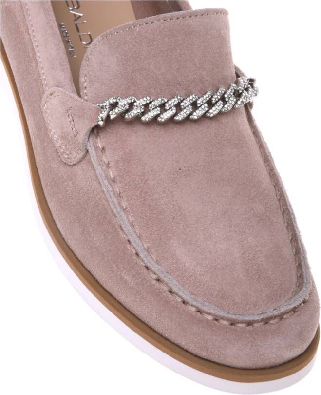 Baldinini Nude suede loafer