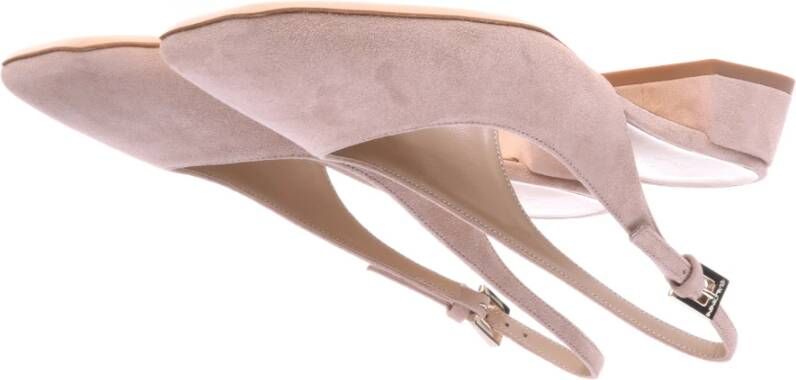Baldinini Nude suede slingback Pink Dames