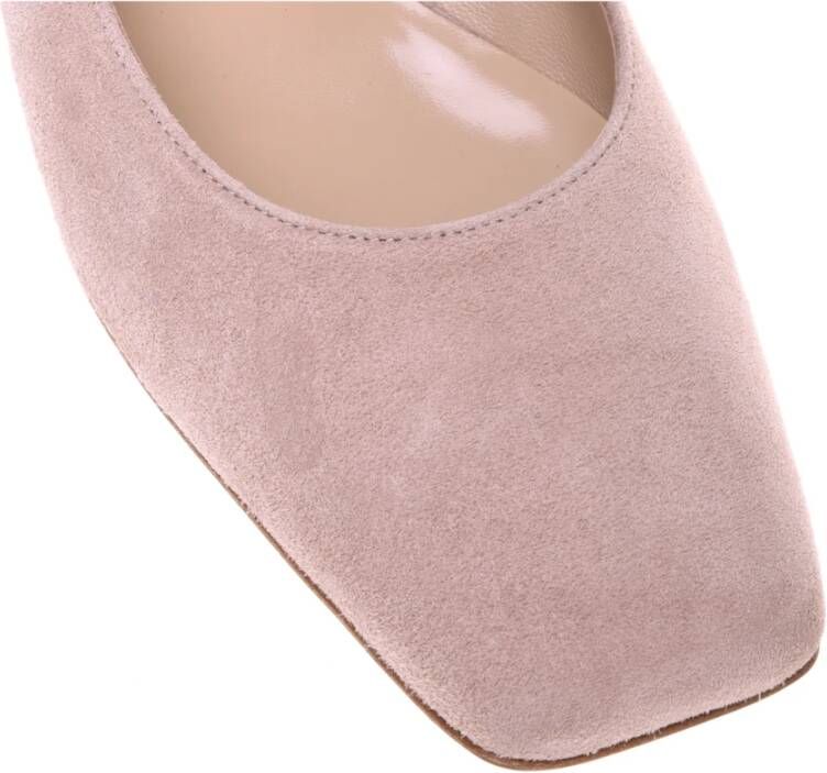 Baldinini Nude suede slingback Pink Dames