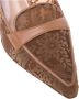 Baldinini Petal leather mesh slingback Beige Dames - Thumbnail 4