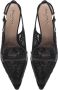 Baldinini Petal mesh slingback in black Dames - Thumbnail 2