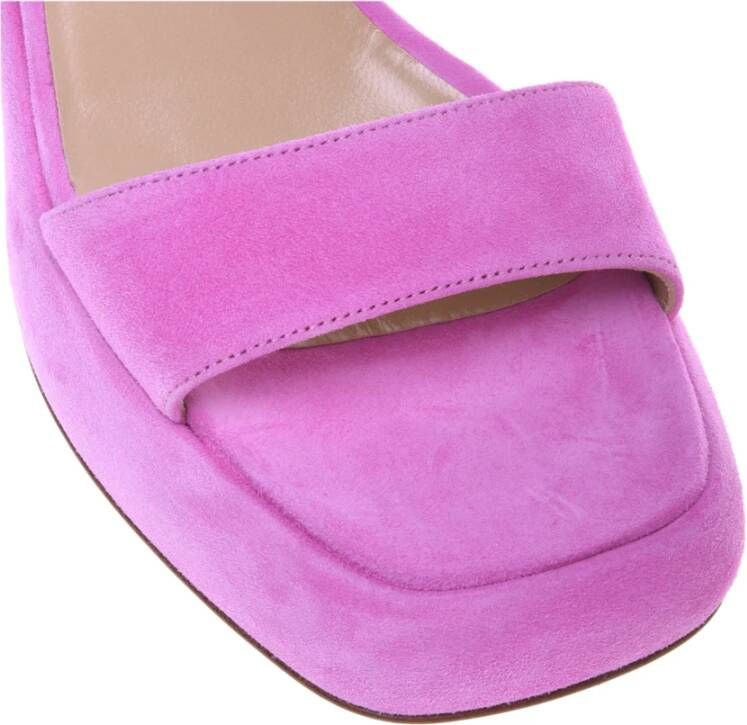 Baldinini Pink suede sandal