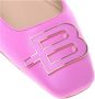 Baldinini Red nappa leather ballerina - Thumbnail 2