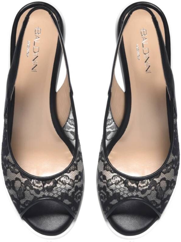 Baldinini Sandal in black lace Black Dames