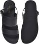 Baldinini Sandal in black perforated calfskin Black Heren - Thumbnail 2
