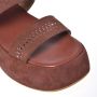 Baldinini Sandal in brown suede Brown Dames - Thumbnail 4