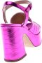 Baldinini Sandal in fuchsia with crocodile print Pink Dames - Thumbnail 4
