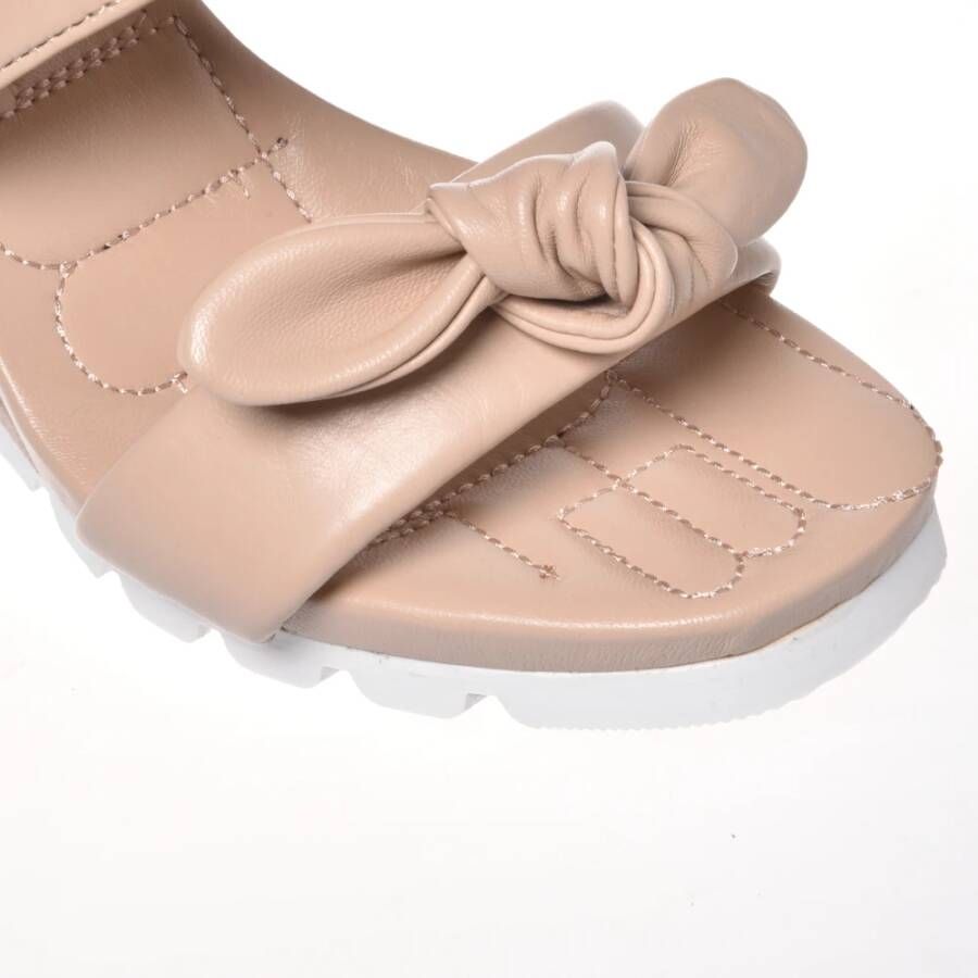 Baldinini Sandal in nude nappa leather Beige Dames