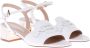 Baldinini Sandal in white tumbled leather White Dames - Thumbnail 3