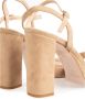 Baldinini Hoge hakken leren sandalen Beige Dames - Thumbnail 6