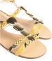 Baldinini Gespriem Leren Sandalen Yellow Dames - Thumbnail 5