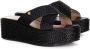 Baldinini Stijlvolle platform sandalen voor vrouwen Zwart Dames - Thumbnail 2