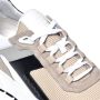 Baldinini Sneaker in beige white and black suede Beige Heren - Thumbnail 4