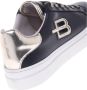Baldinini Sneaker in black and gold calfskin Multicolor Dames - Thumbnail 4