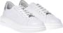 Baldinini Sneaker in black and silver calfskin White Dames - Thumbnail 3