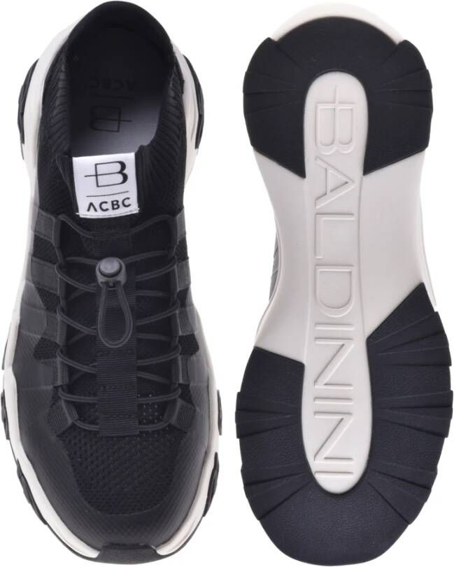 Baldinini Sneaker in black eco-leather Black Heren