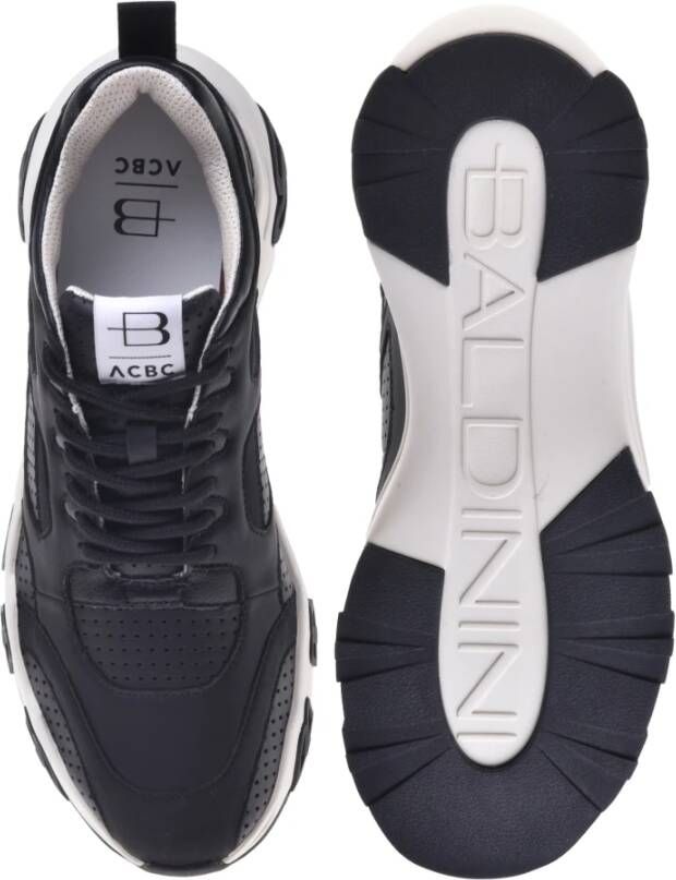 Baldinini Sneaker in black eco-leather Black Heren