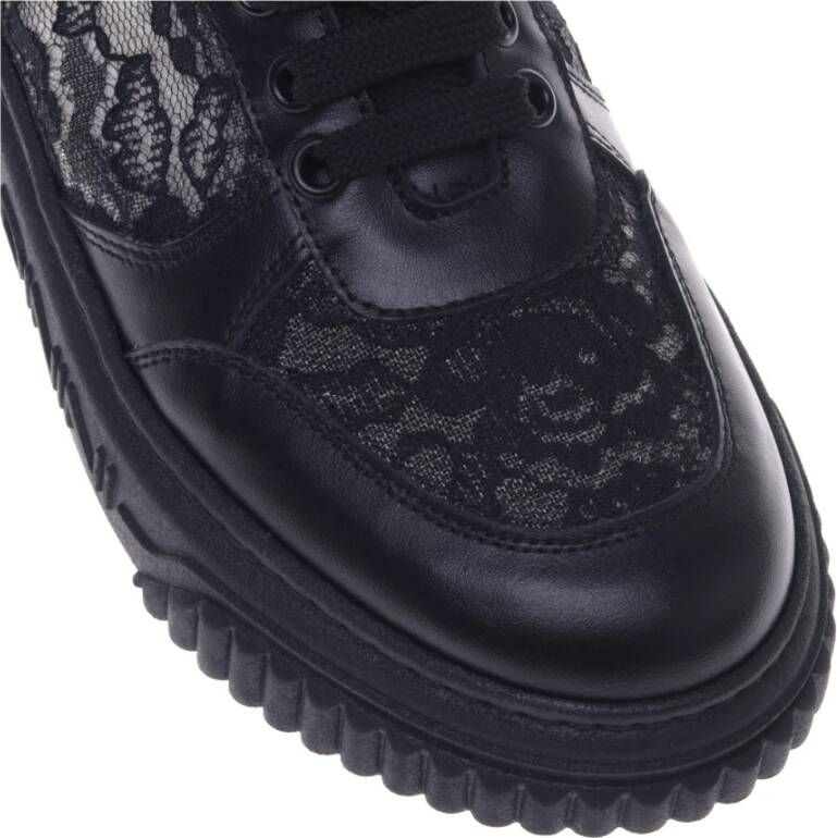 Baldinini Sneaker in black lace Black Dames