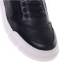 Baldinini Sneaker in black perforated calfskin Black Heren - Thumbnail 4