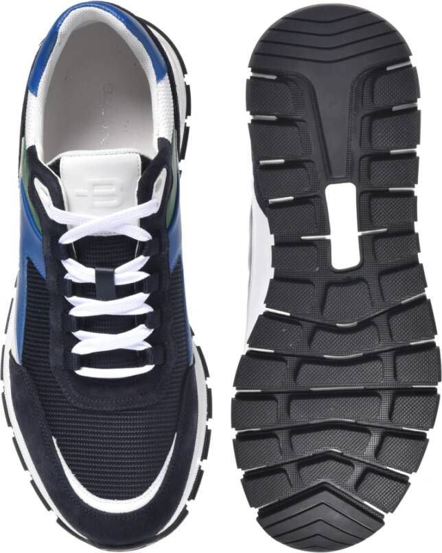 Baldinini Sneaker in blue suede Blue Heren