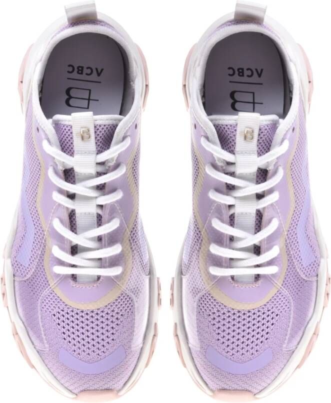 Baldinini Sneaker in lilac eco-leather Purple Dames
