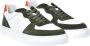 Baldinini Sneaker in olive green and white suede Multicolor Heren - Thumbnail 3