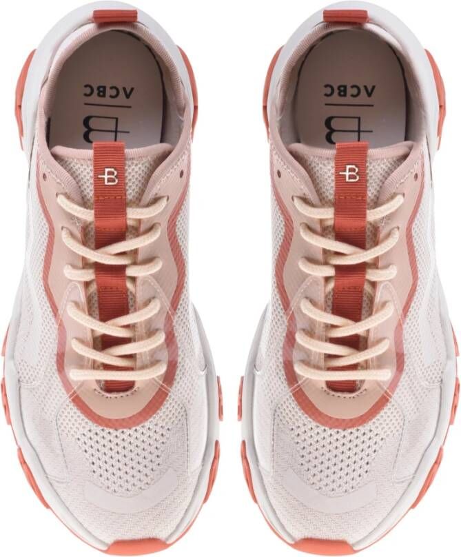 Baldinini Sneaker in orange and pink eco-leather Orange Dames