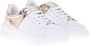 Baldinini Sneaker in white and platinum calfskin Multicolor Dames - Thumbnail 3